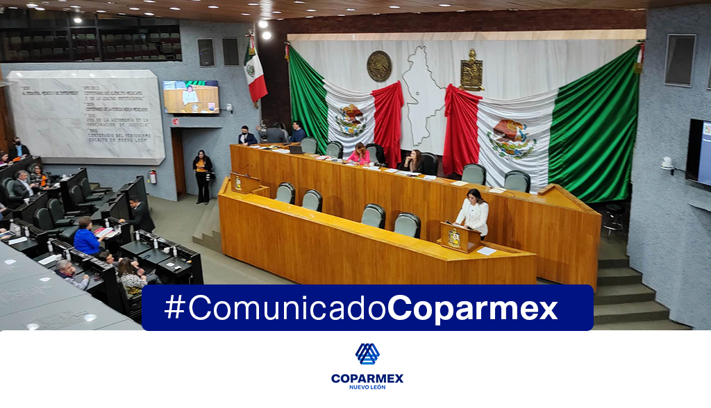 Como ciudadanos demandamos voluntad para trabajar juntos. En Coparmex Nuevo León lamentamos los hechos acontecidos en el Congreso del estado.