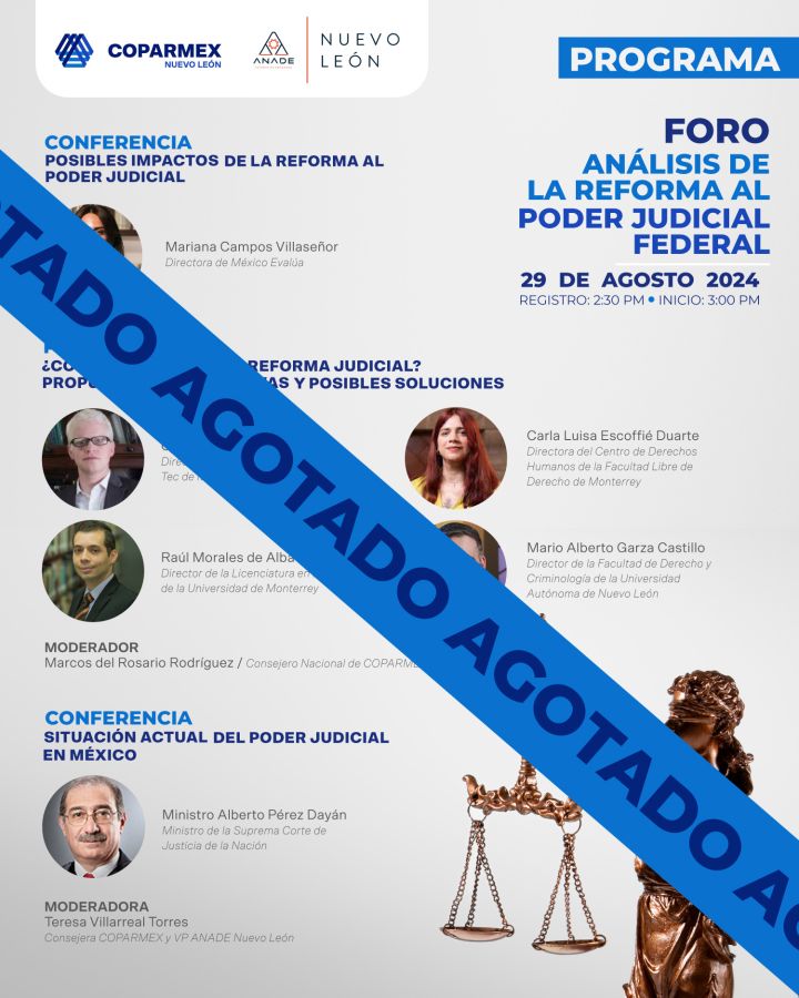 Foro: Análisis de la Reforma al Poder Judicial Federal - Coparmex