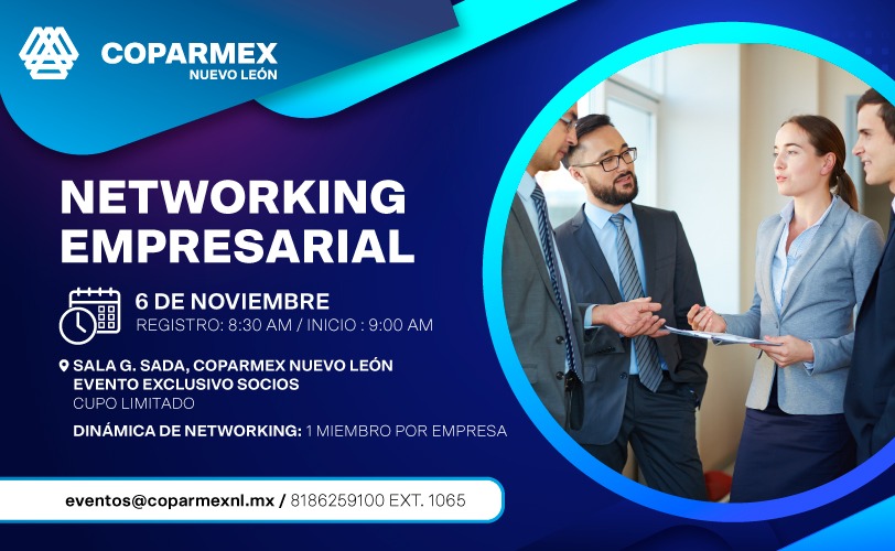 Networking empresarial flyer