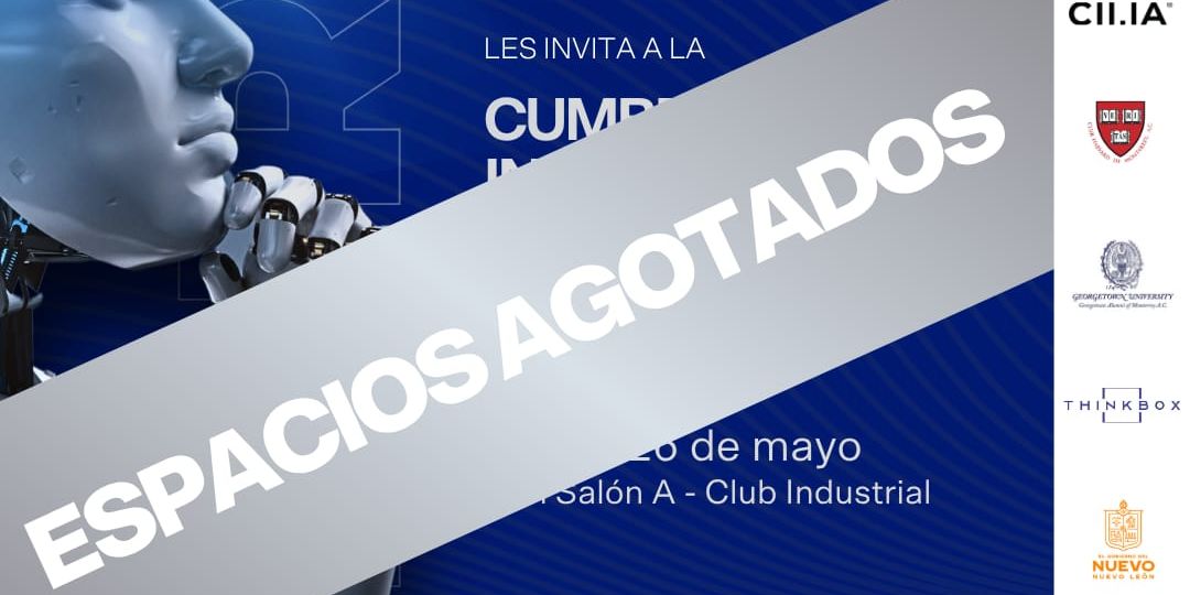 Flyer Cumbre IA 26 de mayo Lugares agotados