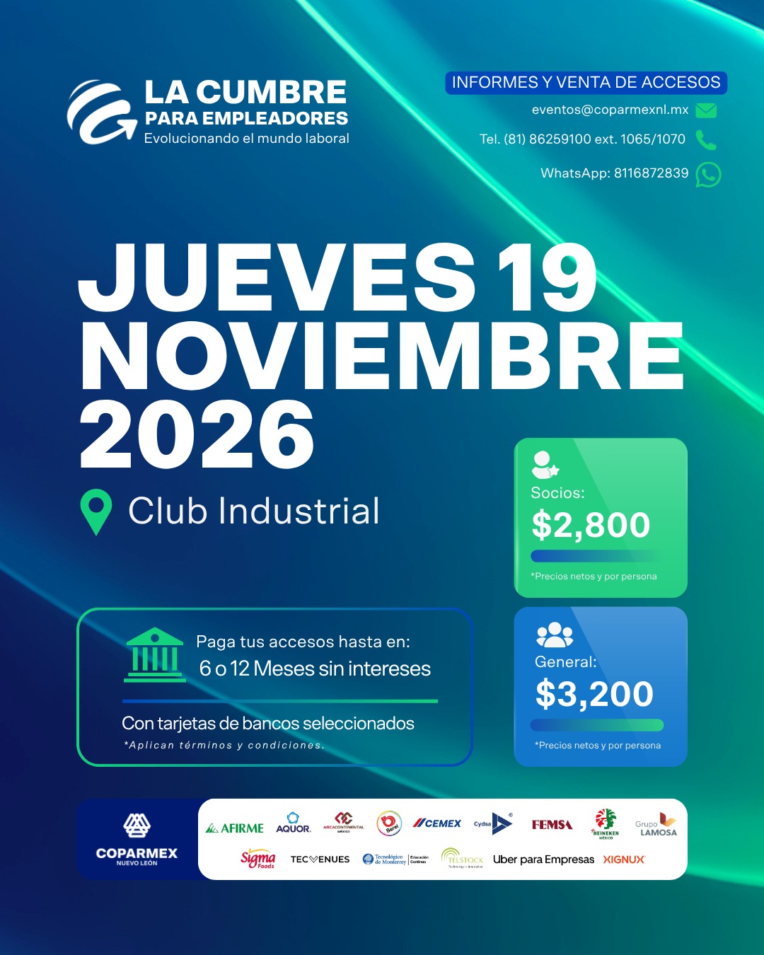 La cumbre para emplpeadores Flyer